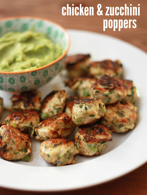 Chicken Zucchini Poppers (Paleo, Whole30 approved) // One Lovely Life