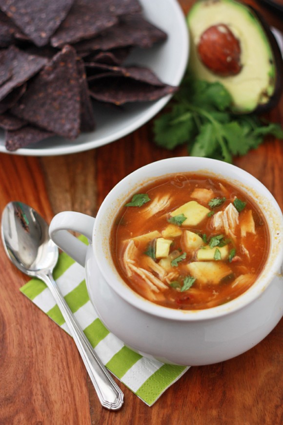 Paleo + Whole30 Slow Cooker Pumpkin Taco Soup // One Lovely Life