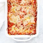 Gluten Free Dairy Free 4 Ingredient Lasagna from One Lovely Life
