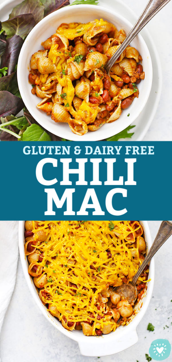 Gluten Free Vegan Chili Mac from One Lovely Life