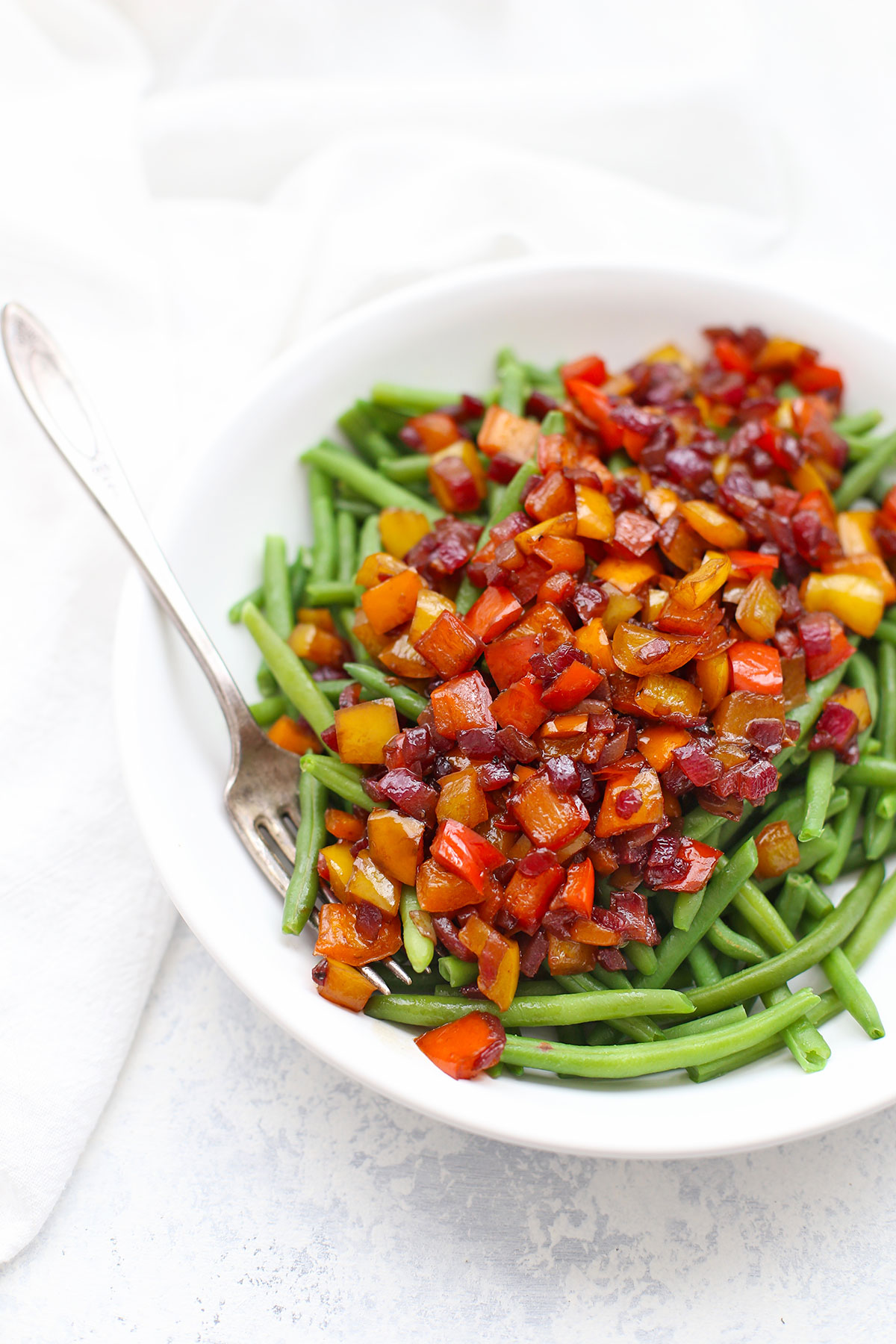 Green Beans with Balsamic Pepper Relish