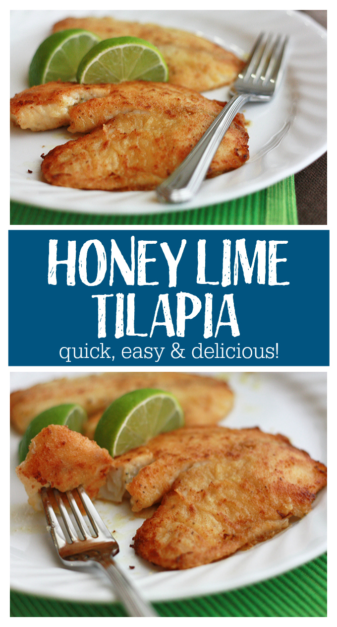 This Honey Lime Tilapia is so good it converts kids and fish haters alike. It's our favorite!