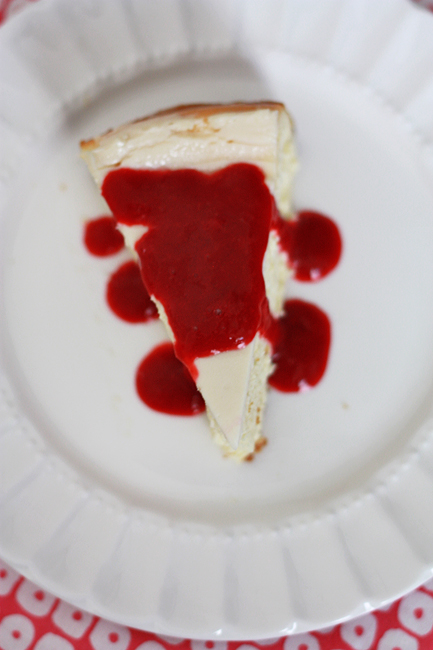 New York Style Cheesecake // One Lovely Life