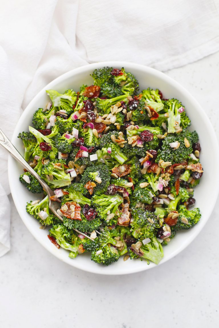 Broccoli Bacon Salad (Paleo + Gluten-Free)