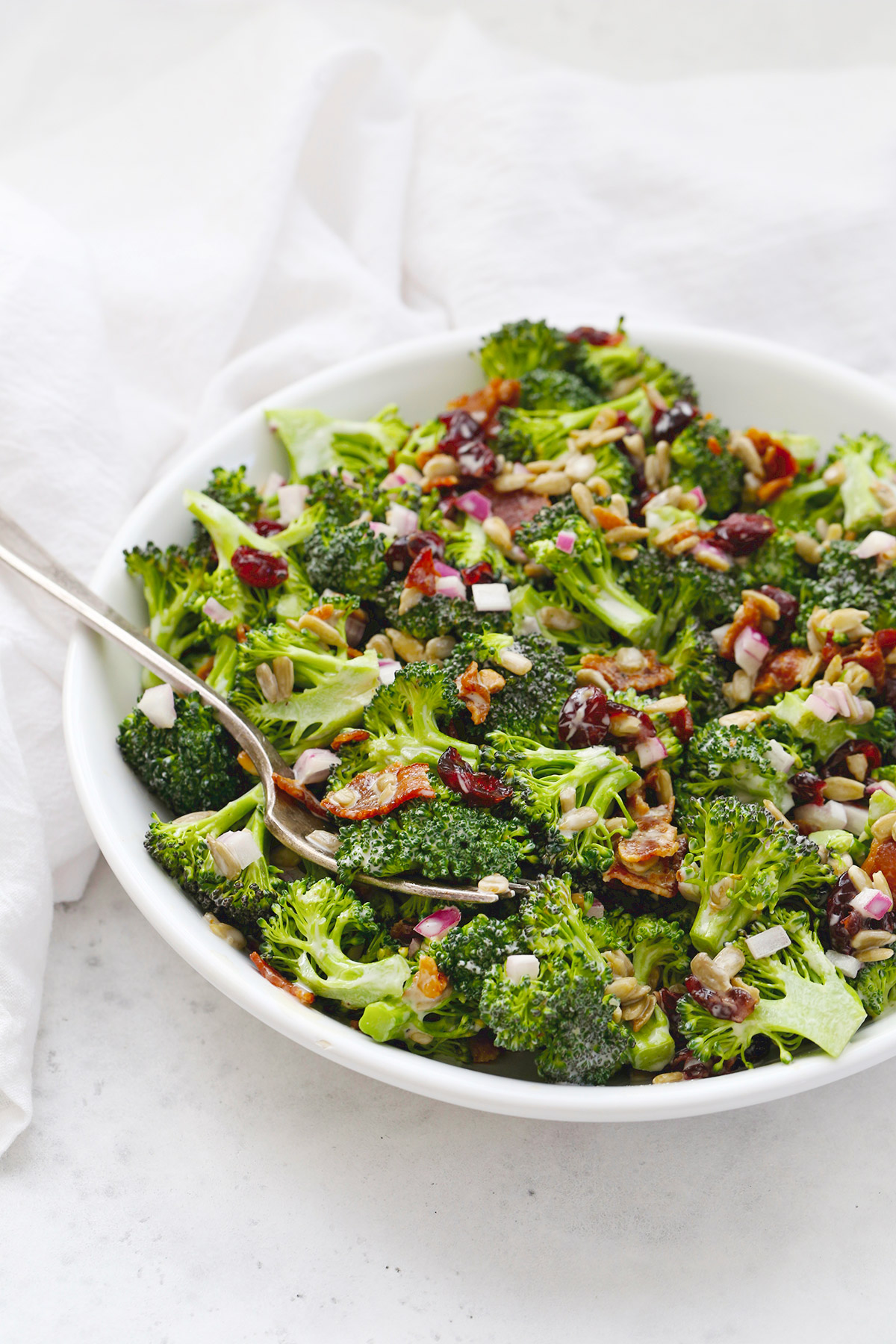 Broccoli Bacon Salad from One Lovely Life