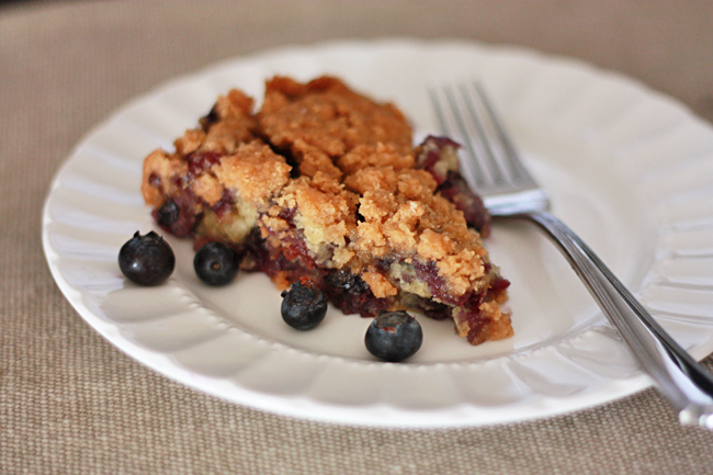 Blueberry Buckle // One Lovely Life