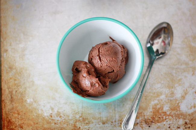 (no machine) chocolate truffle ice cream