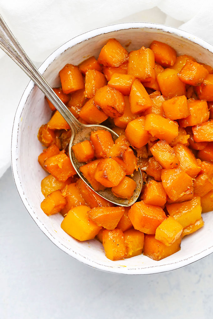 Caramelized Browned Butter Butternut Squash from One Lovely Life