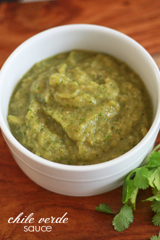 Chile Verde Sauce - Serve over fish, with your morning eggs, or smear over a taco! from wwww.onelovelylife.com