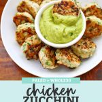 Chicken Zucchini Poppers from One Lovely Life