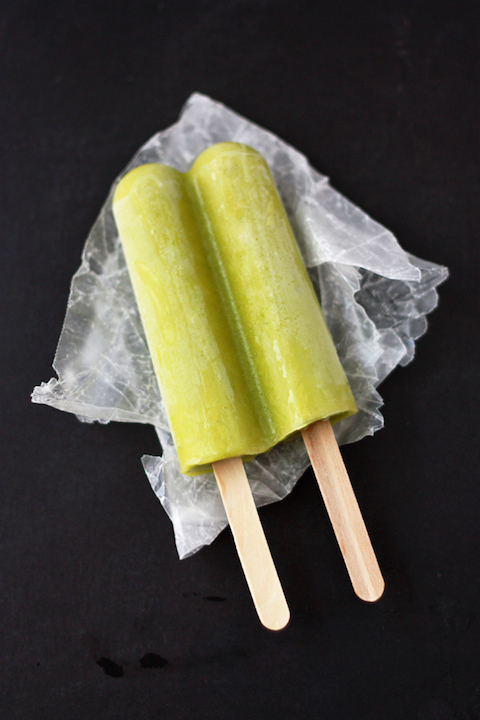Mango Lime Popsicles // One Lovely Life