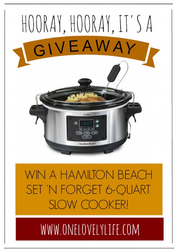 Slow Cooker Giveaway // One Lovely Life