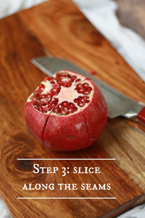 How to Seed a Pomegranate // One Lovely Life