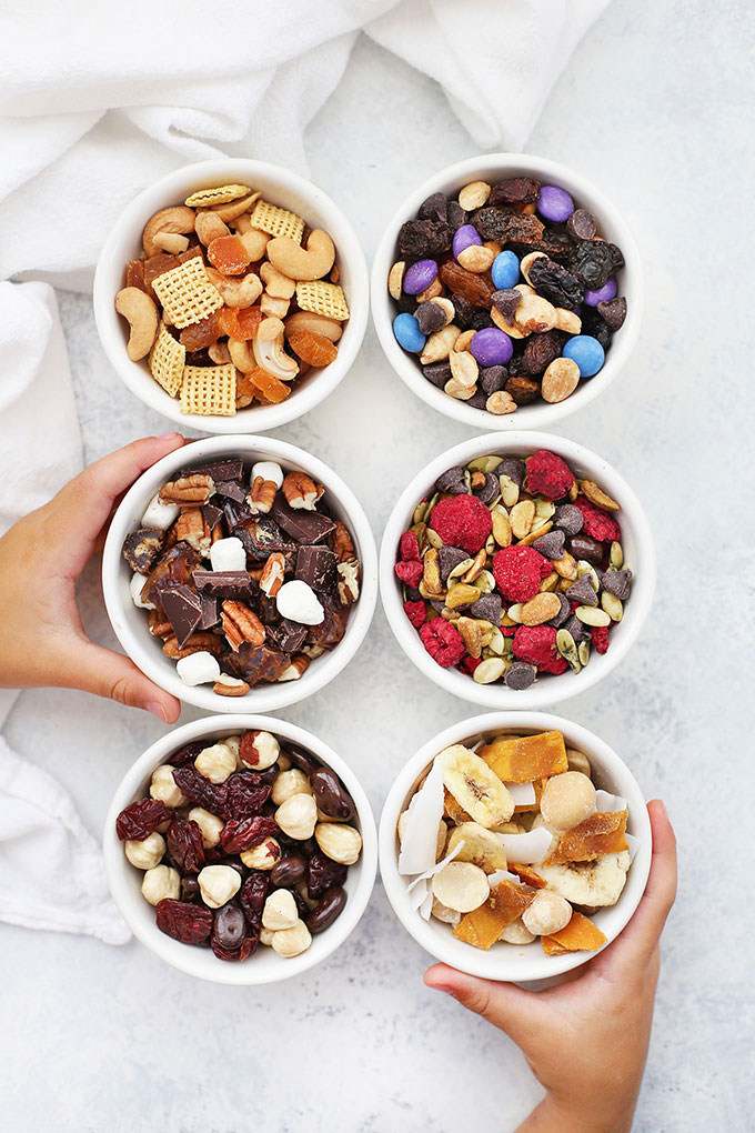 Six Trail Mix Flavors from One Lovely Life