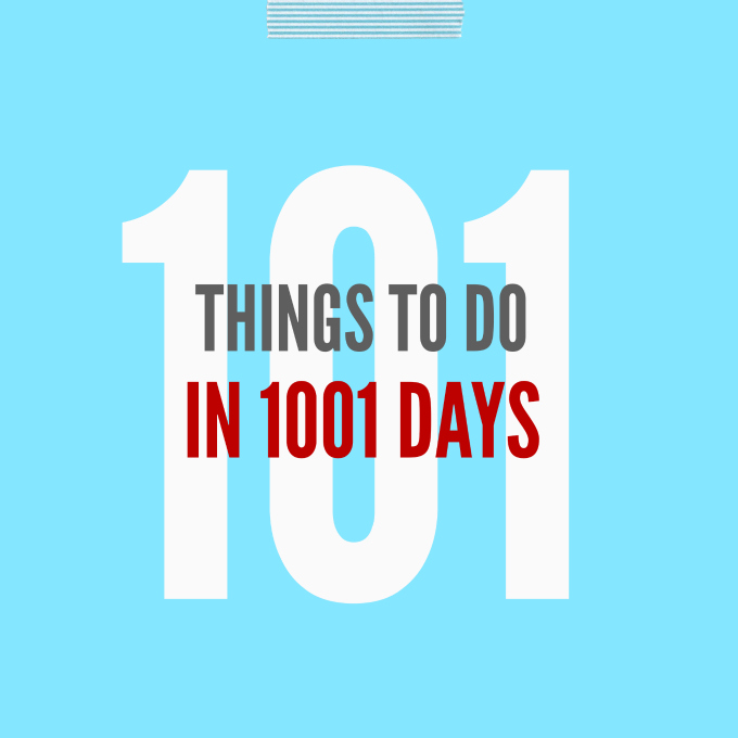 101 Things to Do in 1001 Days