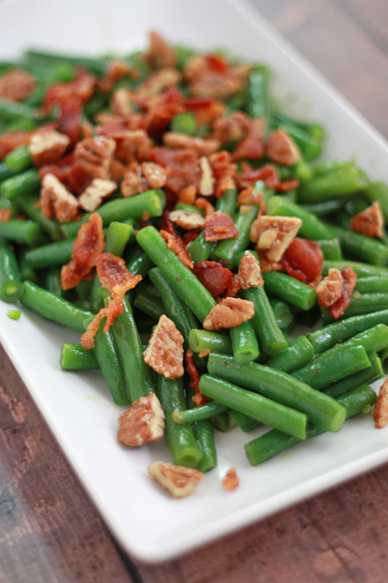 Green Beans with Honey Mustard Dressing