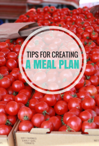 Tips for Meal Planning // One Lovely Life