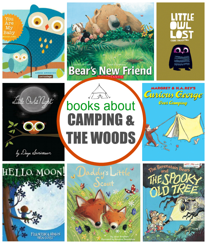 Books about Camping and The Woods + (Indoor!) Camping Fun! // One Lovely Life