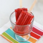 Strawberry Balsamic Popsicles // One Lovely Life