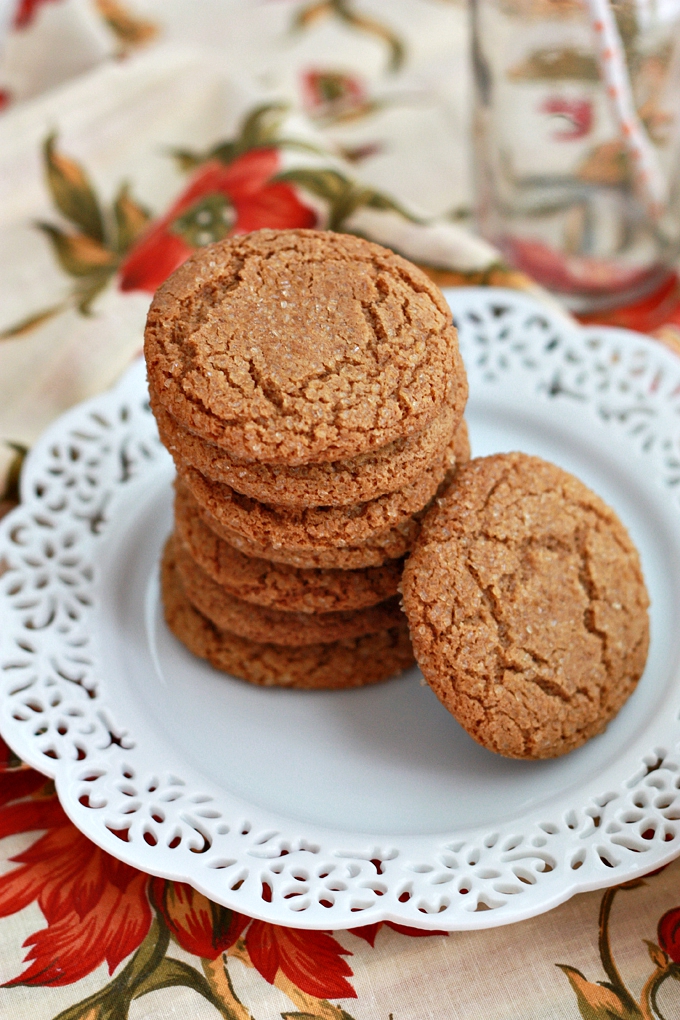 Paleo Ginger Cookies - Crispy edges, soft middles...these are gingery perfection! 