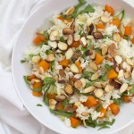 Savory, beautiful rice pilaf. Perfect for a holiday table or Sunday dinner. From www.onelovelylife.com