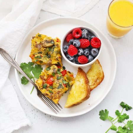 Sausage and Veggie Breakfast Bake • One Lovely Life
