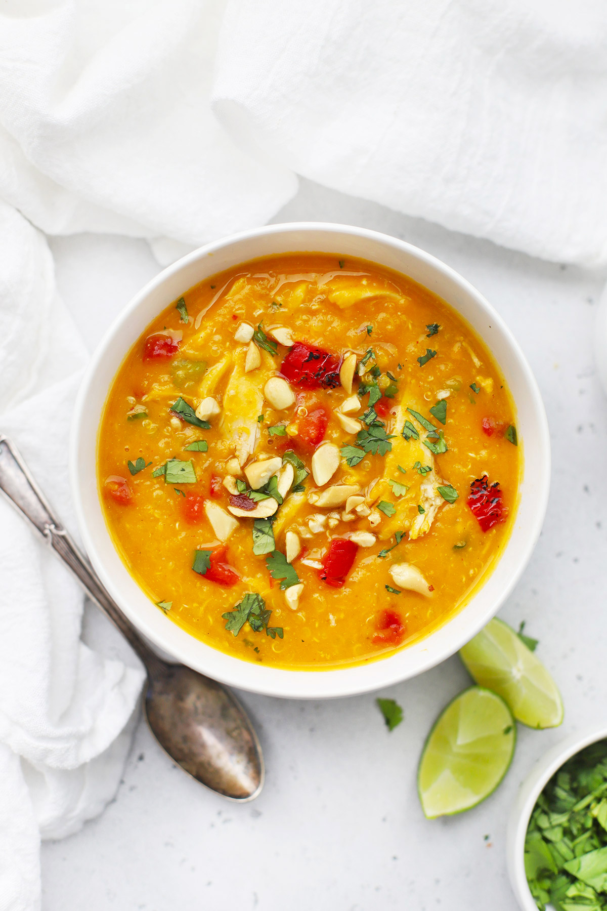 Slow Cooker Thai Chicken and Butternut Soup One Lovely Life