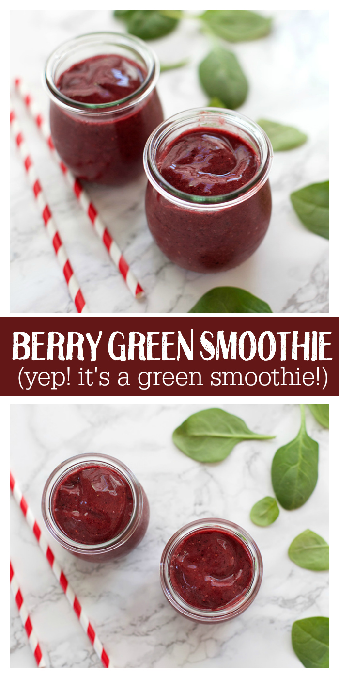 Your kids will never know this is really a green smoothie. We love the bright color and flavor! 
