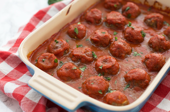 Comfort food at its best - the perfect paleo meatball is finally here! Tender, juicy, and full of flavor! 