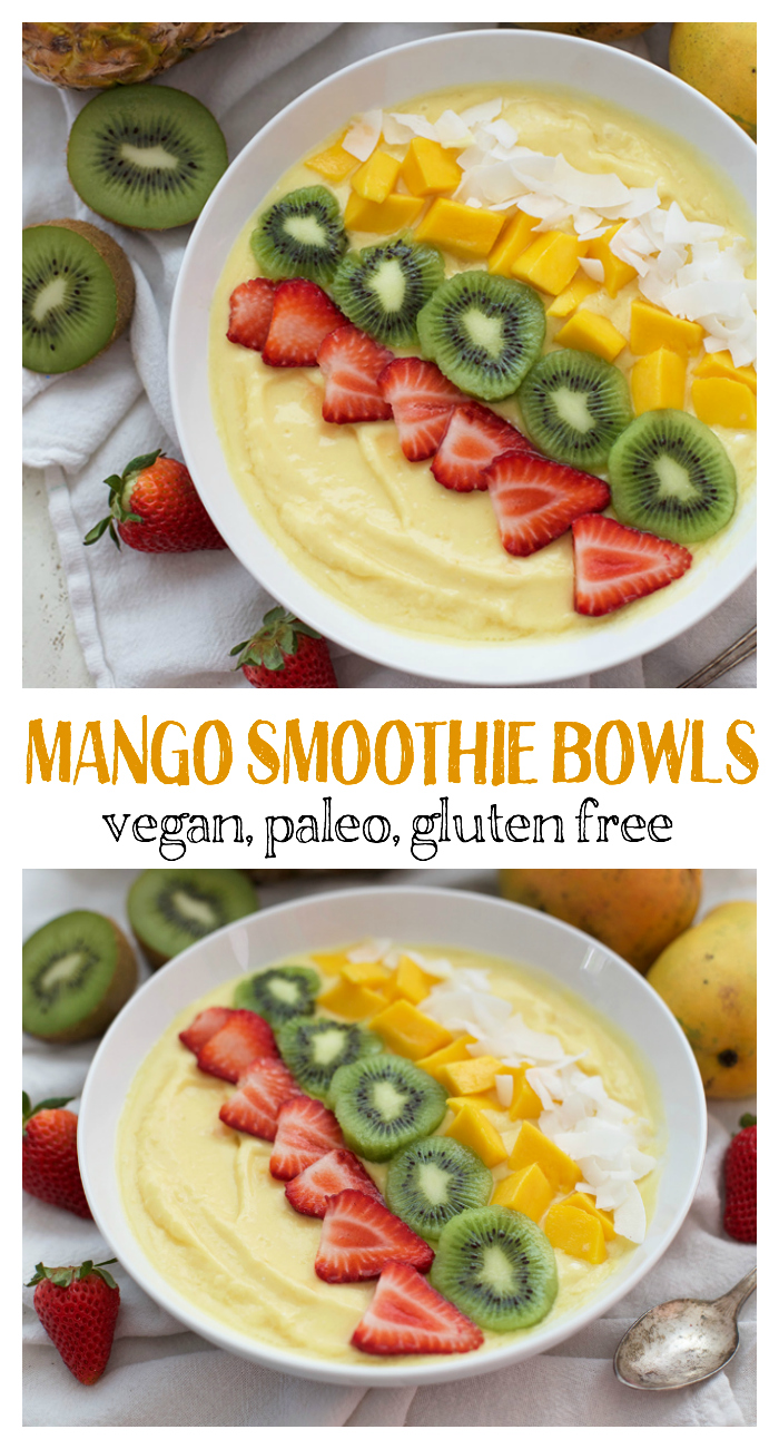 Fresh, bright, and delicious, these Mango Julius Smoothie bowls are incredible!