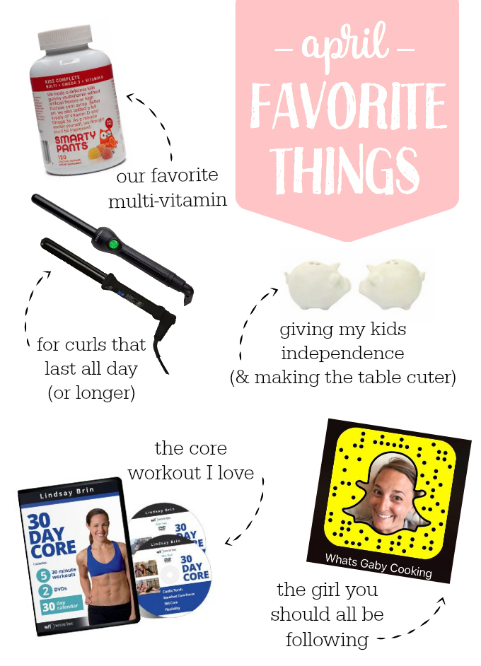 Our monthly favorites - Curls that last all day, the best kids' multi-vitamin, and our trick for getting kids to try new foods.
