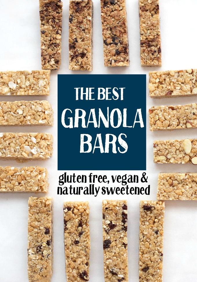It's no joke, these are the BEST homemade granola bars. Soft, chewy, and so easy. (Plus, they're gluten free & naturally sweetened)