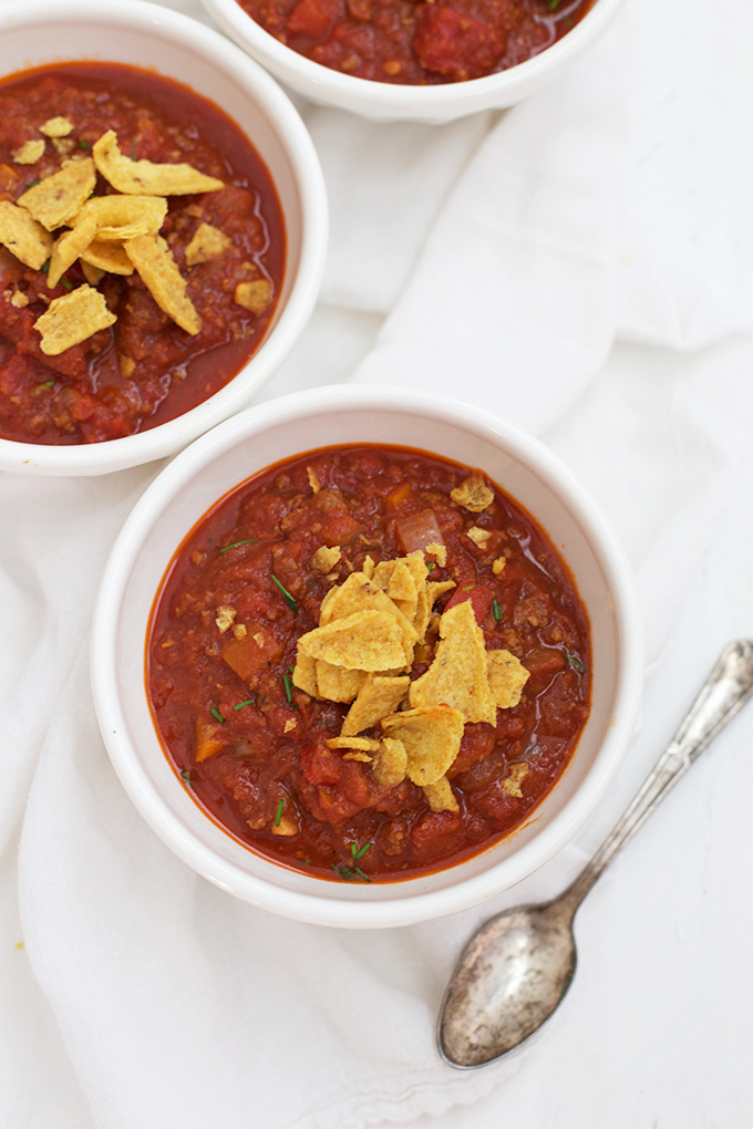 Classic Chili - Such a good blend of spices! (Gluten free & paleo) 