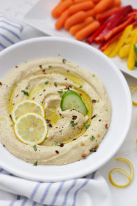 Lemon Hummus - A classic with a citrus twist, this bright, flavorful hummus is a perfect to dip, spread, or dollop. We love this one!