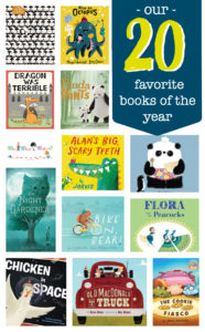Our 20 FAVORITE Kids' books of the year. Clever stories, beautiful illustrations, and more!