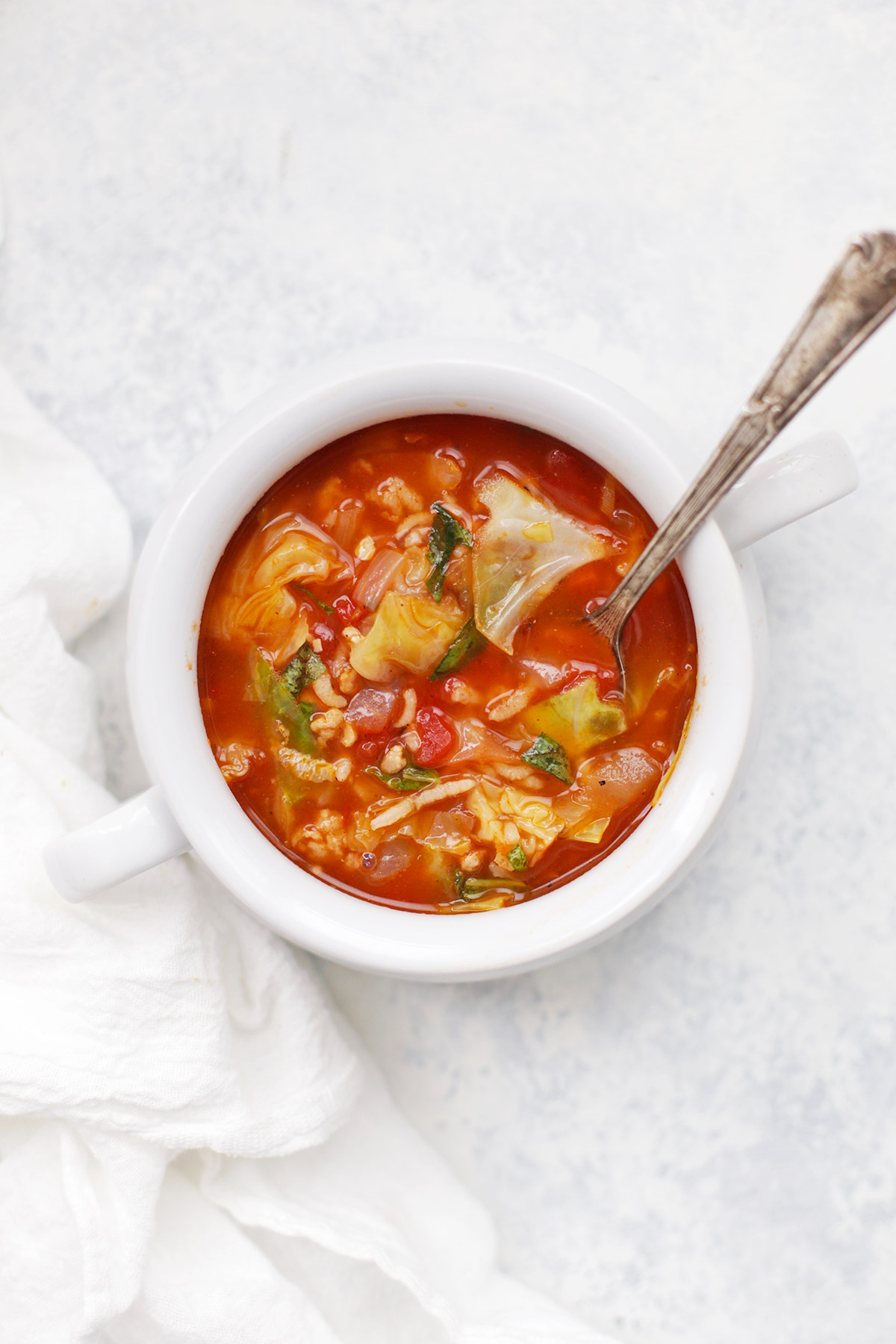 Stuffed Cabbage Roll Soup from One Lovely Life