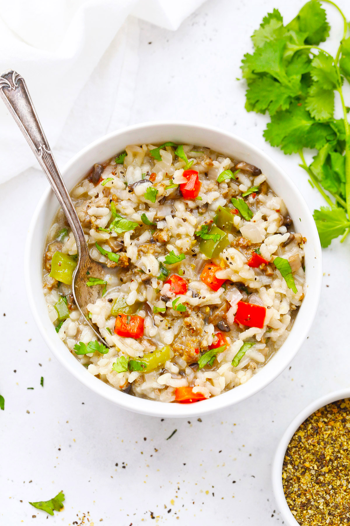 Dirty Risotto (Gluten Free + Dairy Free!)