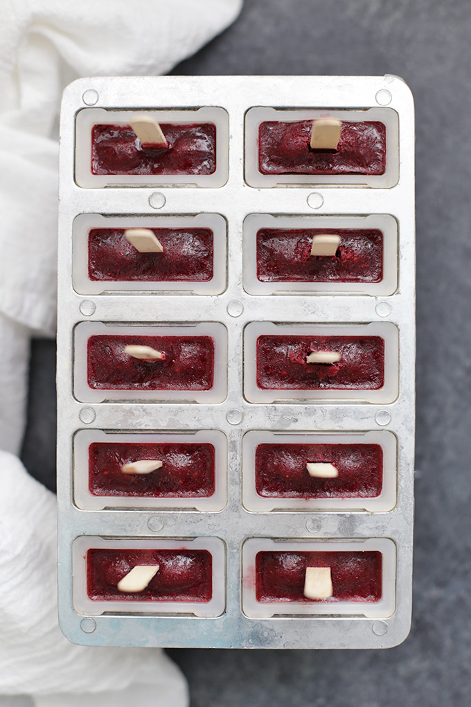 Smoothie popsicles are a mom's best friend. My kids LOVE these (and I love what's in them!)