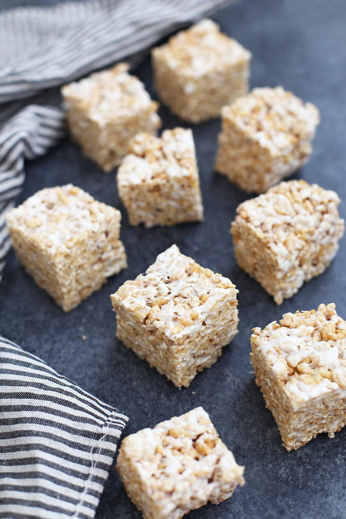 Toasted Marshmallow Rice Krispies Treats - Everything you love about the classic but BETTER! 