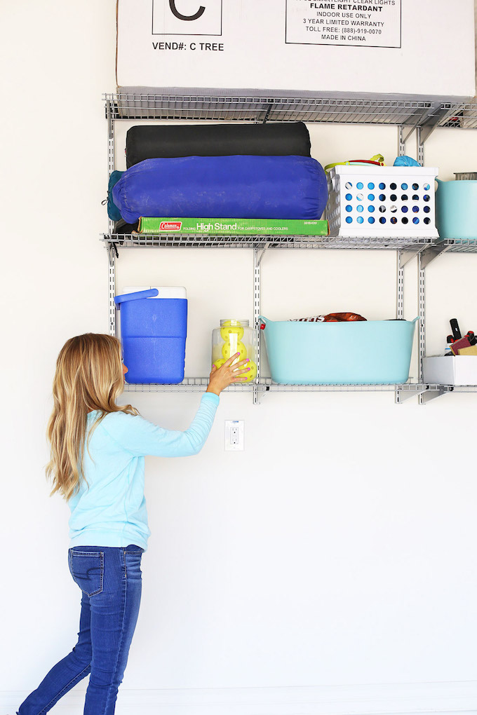 How to Organize Your Garage the EASY way! This system is such a life saver!