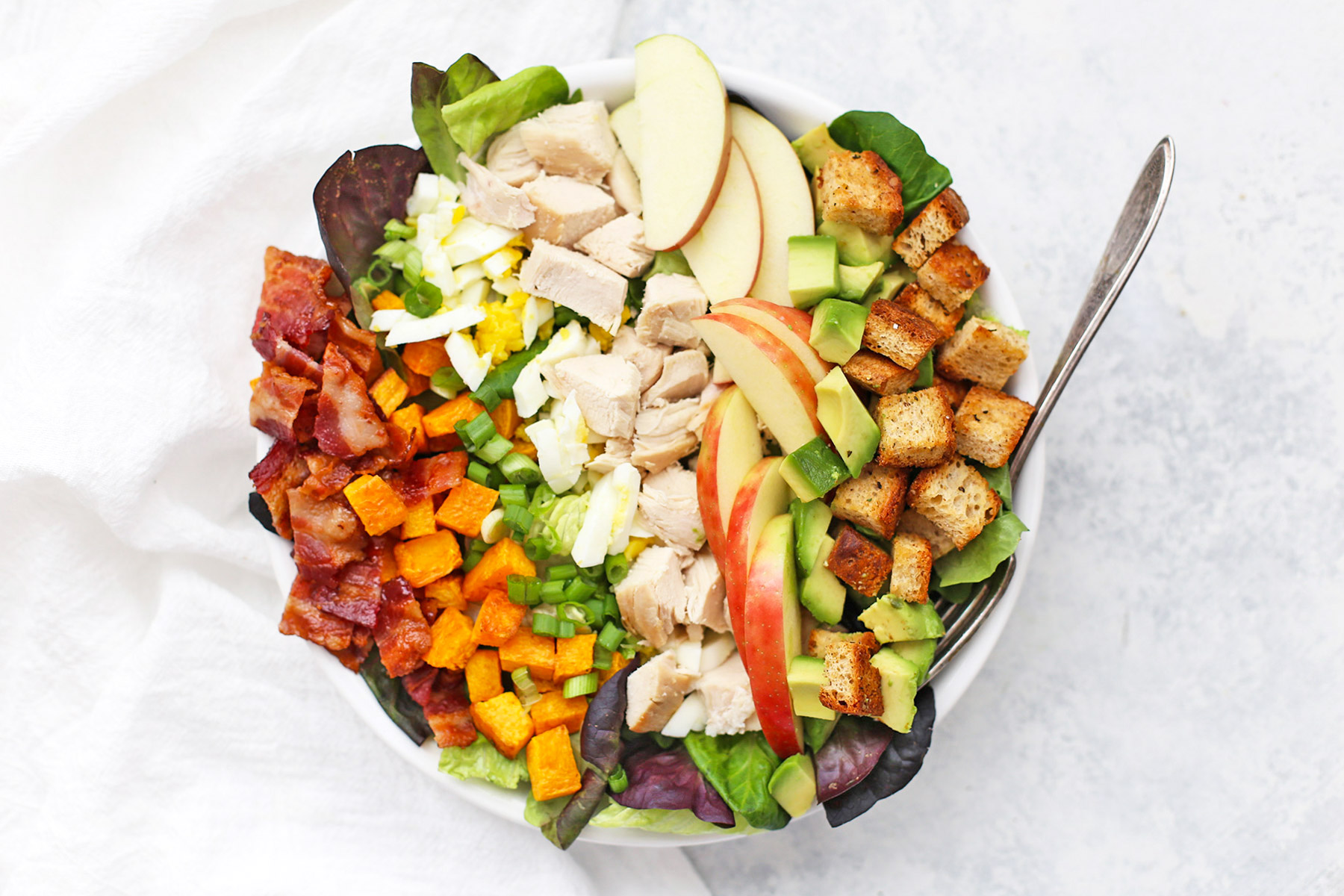 Fall Cobb Salad • One Lovely Life