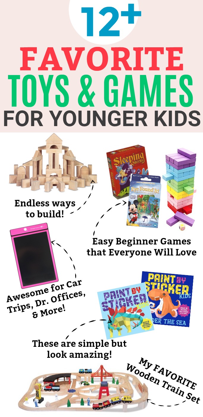 Favorite Toys, Games, and Gifts for Younger Kids! Awesome beginner games and classics that will last you YEARS!