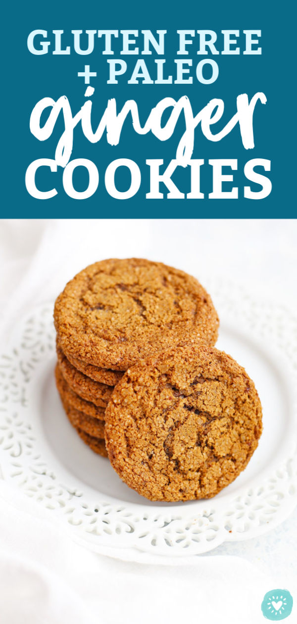 Paleo Gluten Free Ginger Cookies from One Lovely Life