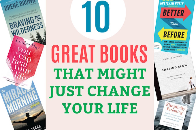 10 Books that Can Change Your Life - Whether you're setting a New Year's resolution, or simply looking for new ways to breathe energy, peace, and productivity into your life, these books are the perfect place to start. 