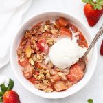 The BEST Strawberry Rhubarb Crisp (Gluten Free & Vegan!) This one is naturally sweetened and extra amazing!