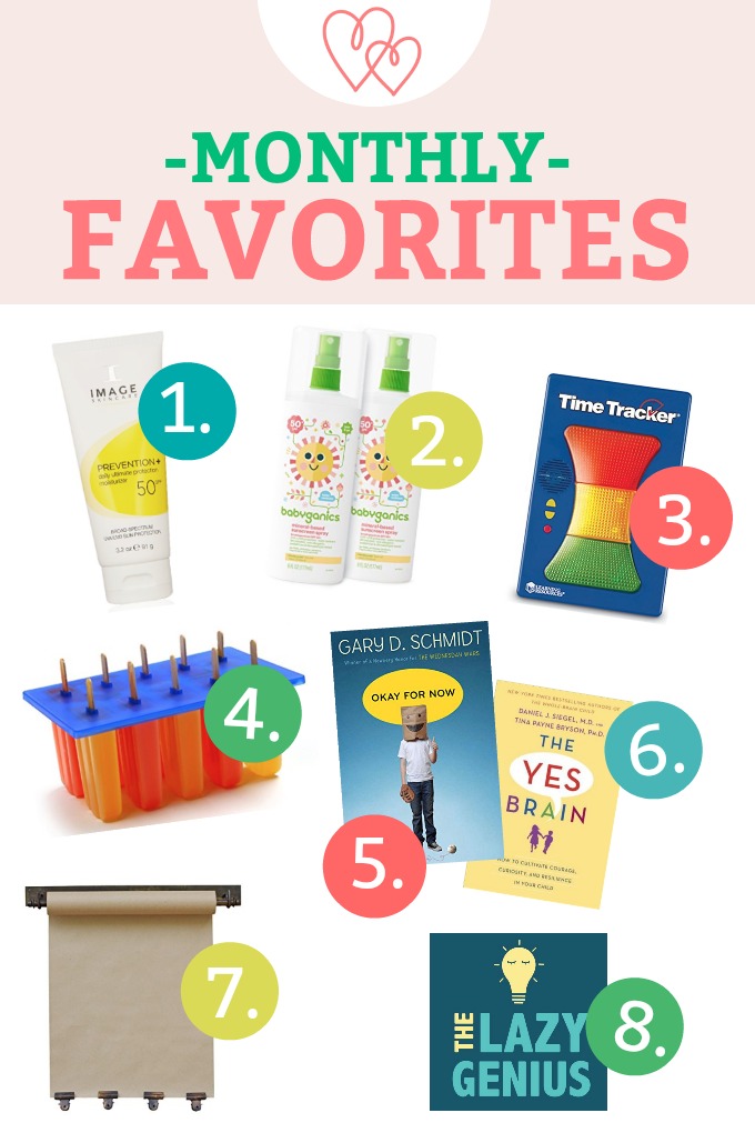 May Monthly Faves - All our favorites this month! From the podcast that might save summer to the sunscreens we LOVE, to some home decor and quiet time faves, it's a good list! 