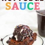 Vegan Hot Fudge Sauce - This dairy free chocolate sauce is perfect for ice cream sundaes and so much more! (gluten free, dairy free)