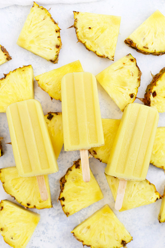 Dole Whip Popsicles from One Lovely Life