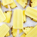 Vegan & Paleo Healthy Dole Whip Popsicles from One Lovely Life