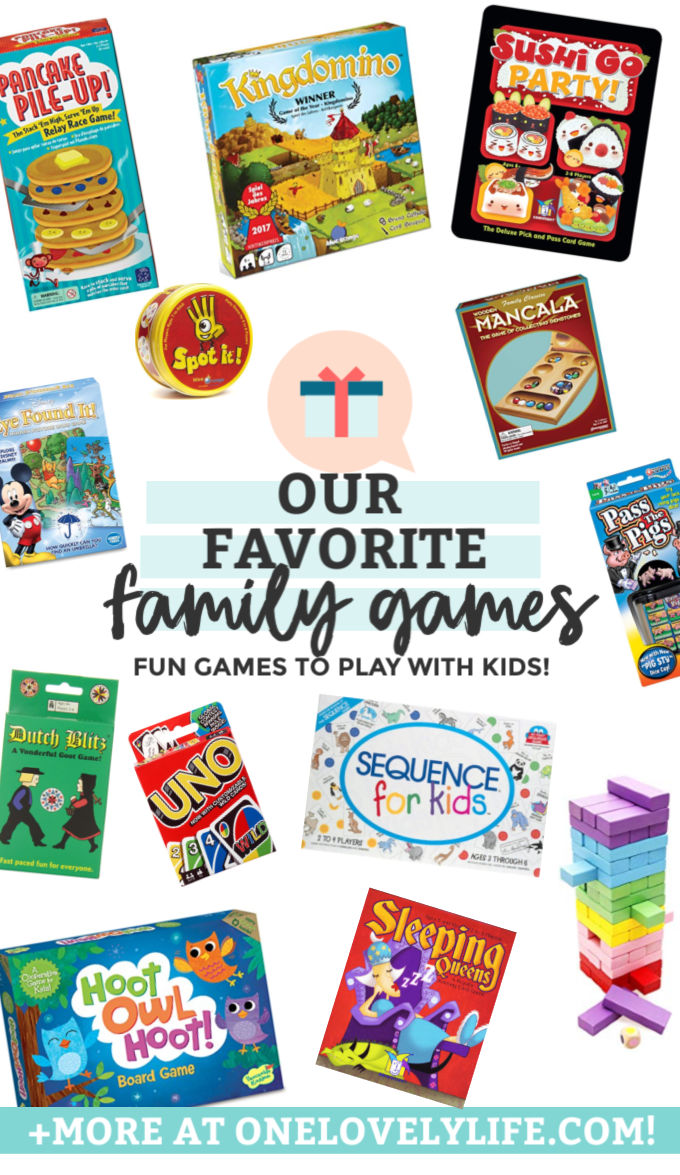 Our Favorite Family Games from One Lovely Life